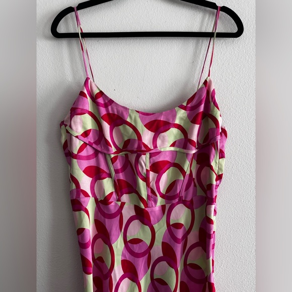 NWT Zara Pattern Mini Dress L - Picture 6 of 9